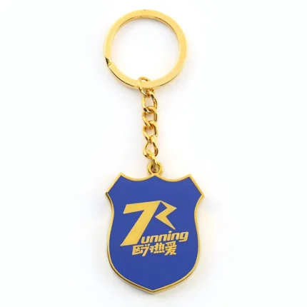 Chaveiro com esmalte banhado a ouro da Zhejiang Satellite TV