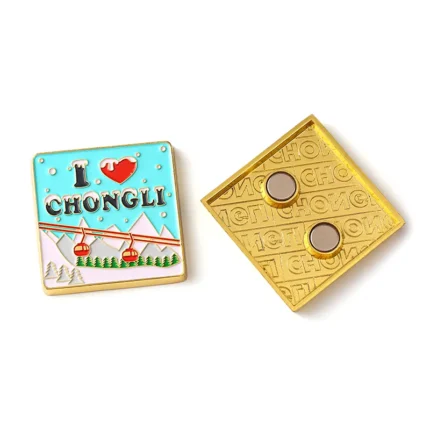 Custom Cartoon Alphabet Painted Metal Fridge Magnets