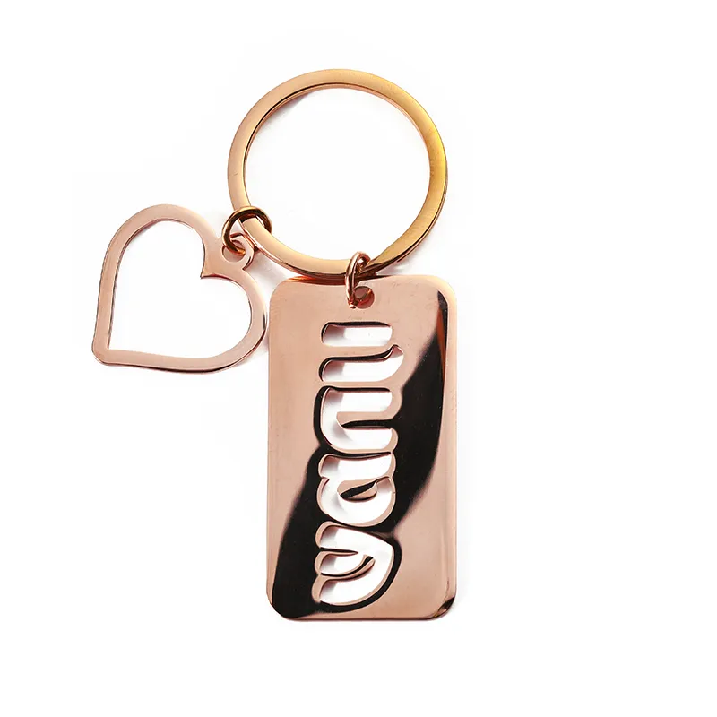 2359-1-Stainless steel rose gold keychain